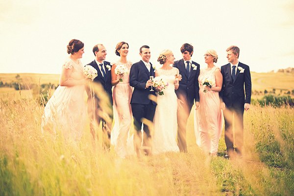 bridal party photo